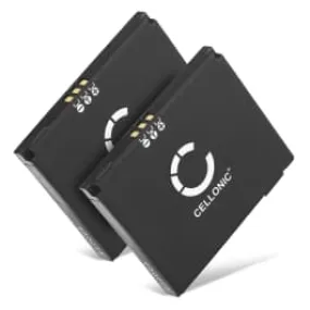 2x 338937010208 GPS accu voor Becker Map Pilot / HJS 100 - 900mAh vervangende batterij navigatie                                