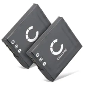 2x NP-BG1, NP-FG1 accu voor Sony DSC-H50 H3 H7 H9 H10 H20 H50 H55 H70 -H90 DSC-HX9V HX5V HX7V HX10V HX20V DSC-W55 W50 W80 - 900m
