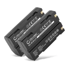 2X VERVANGENDE BATTERIJ VOOR HP PHOTOSMART C912 / PENTAX EI2000, EIDLI1 / TRIMBLE R4, R6, R7, R8  EIDLI1 2600MAH VERVANGEN