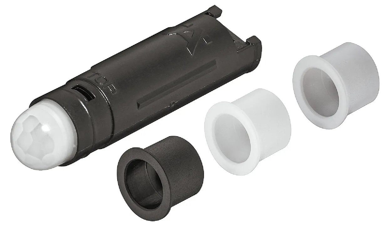 Bewegingsmelder (nalooptijd instelbaar), Häfele Loox, modulair, voor clipverbinder