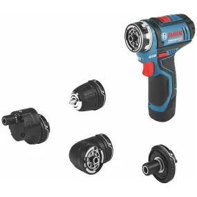 BOSCH Accu-boorschroefmachine met verwisselbare boorhouder, 12V, met 2 accu’s, in L-Boxx