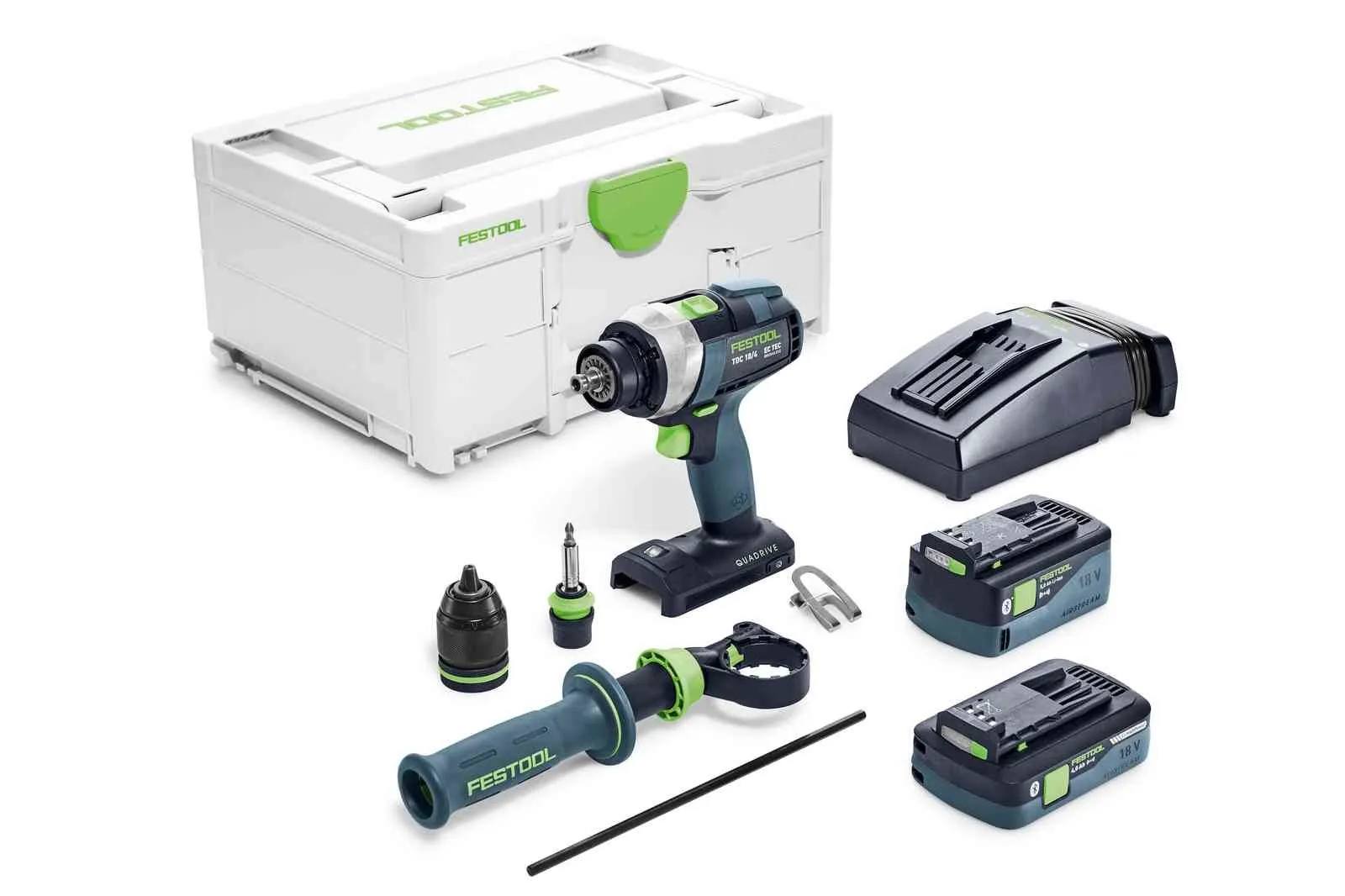 FESTOOL ACCUSCHROEFBOORMACHINE TDC 18/4 5,0/4,0 IPLUS QUADRIVE – 577649