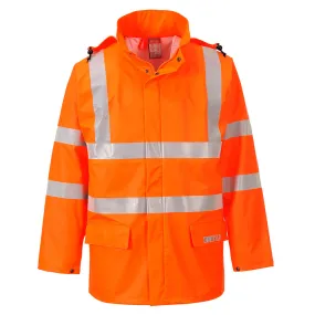FR41 - SEALTEX FLAME HI-VIS REGENJAS - ORANJE - L