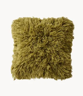 HKliving Kussen Fluffy cushion olive (50x50cm)