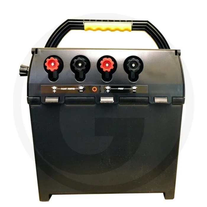 HORIZONT WEIDEPOMPSET MET ZONNEPANEEL  ACCU & ZONNEENERGIE, 12V, 30M SLANG