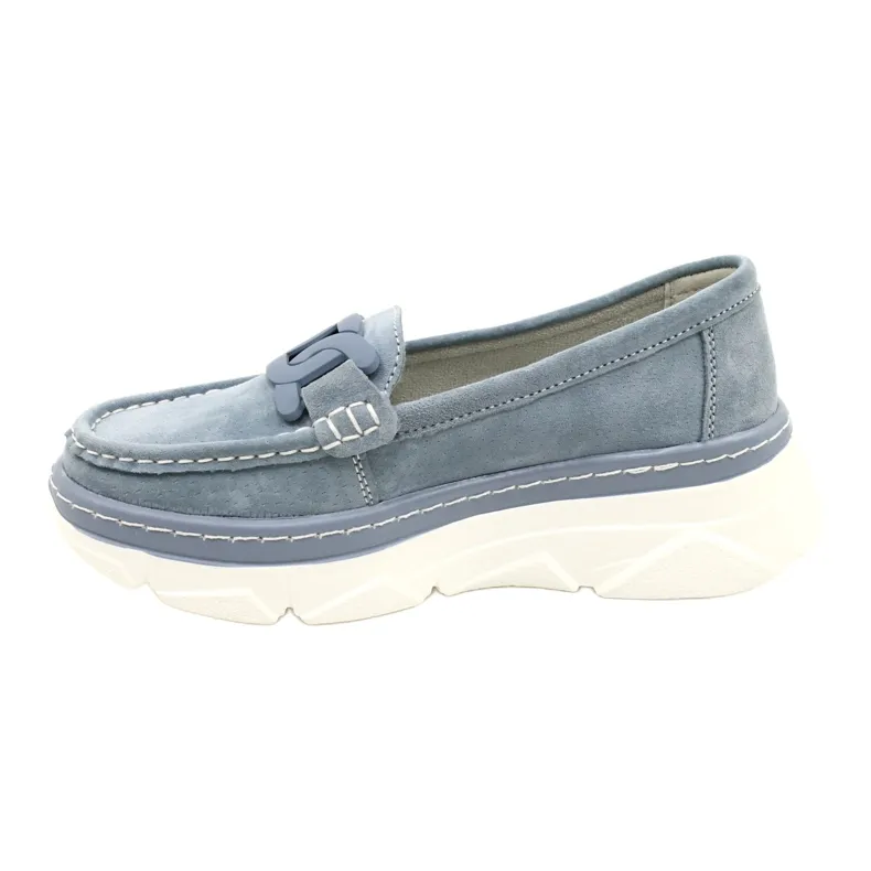 Leren mocassins Filippo DP4552/23 blauw