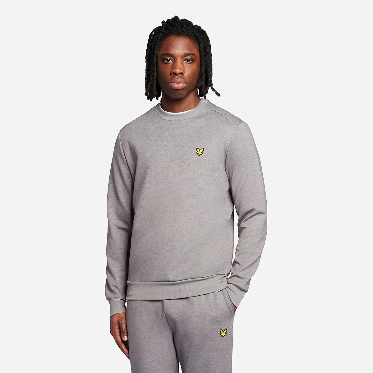 Lyle & Scott Crew Neck Fly Fleece Sweater Heren