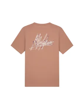 Malelions Malelions Splash T-Shirt - Light Mauve