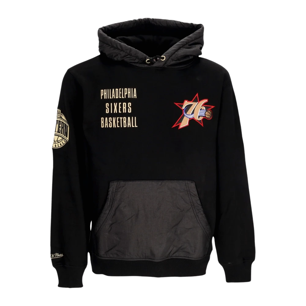 Mitchell & Ness Vintage NBA Team Fleece Hoodie Black Heren