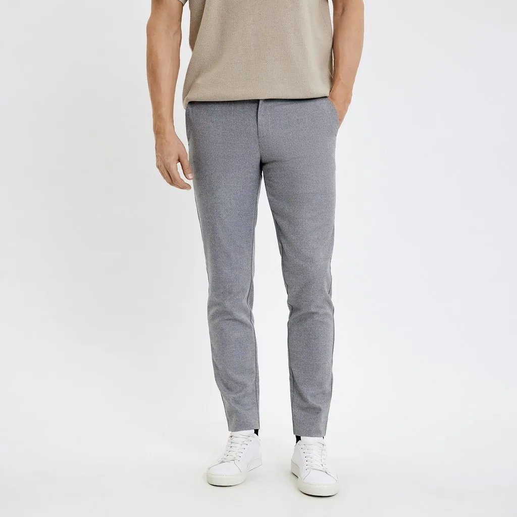 PLAIN CHINO 40248 JOSHPL 480  GREY HERRINGBONE