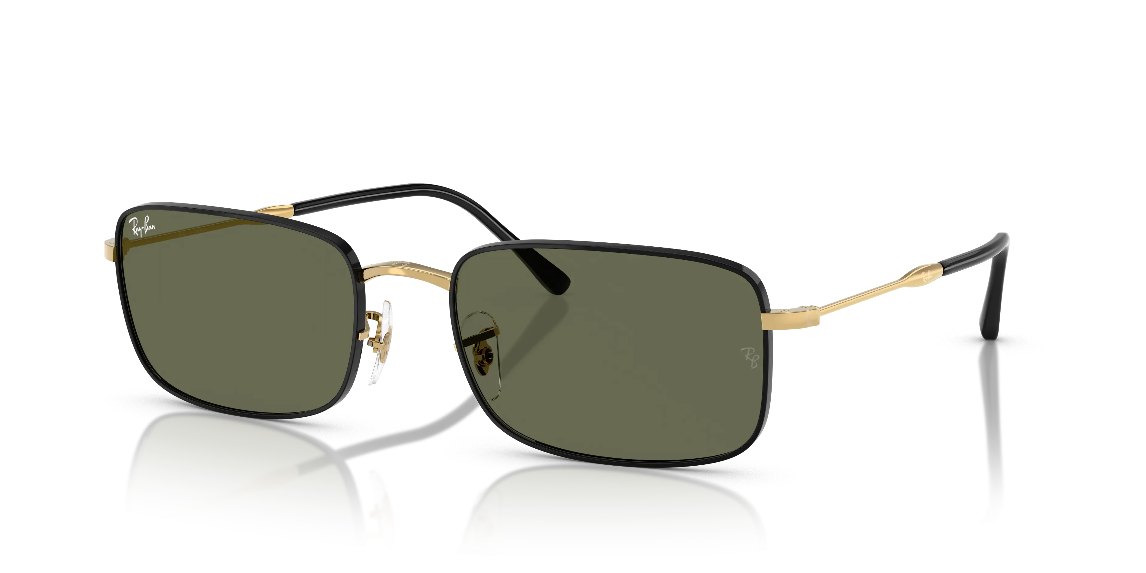 RAYBAN RB3746 XXL (59  20) GEPOLARISEERD WITH GROEN LENSES AND ZWART FRAME