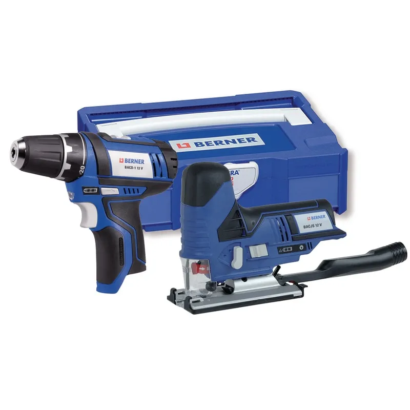 SCHROEFBOORMACHINE 12 V / DECOUPEERZAAGMACHINE 12 V 12 V BACJS & BACD1, IN BERACLIC+, ZONDER ACCU EN LADER, BACD1/BACJS