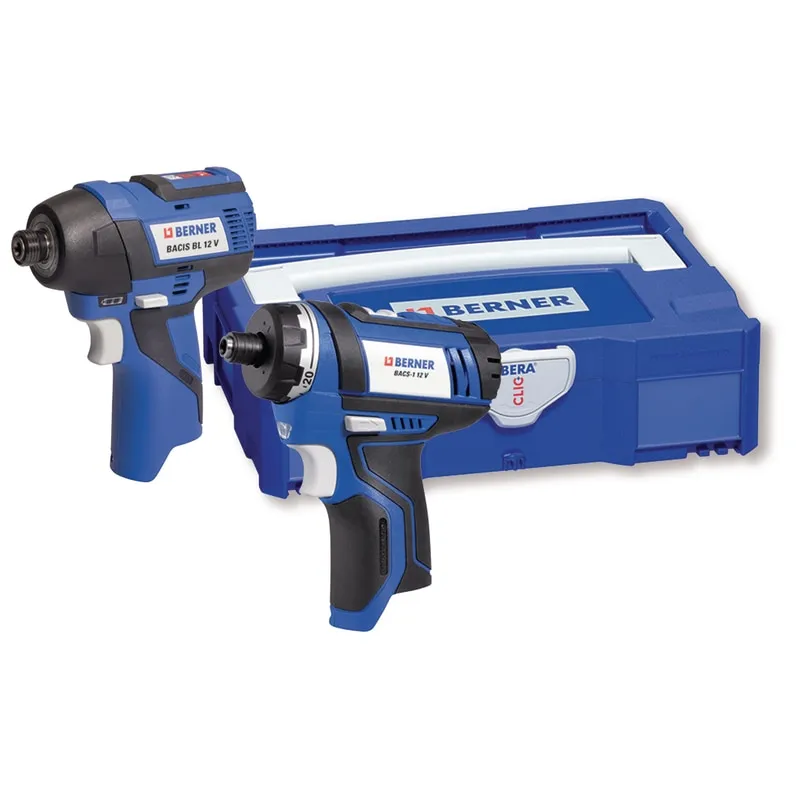 SCHROEFMACHINE 12 V / SLAGSCHROEFMACHINE 12 V 12 V BACS1 & BACIS BL, IN BERACLIC+, ZONDER ACCU EN LADER, BACS1/BACIS BL