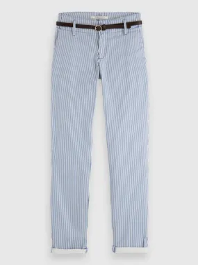 Scotch & Soda Women Cotton mix striped trousers