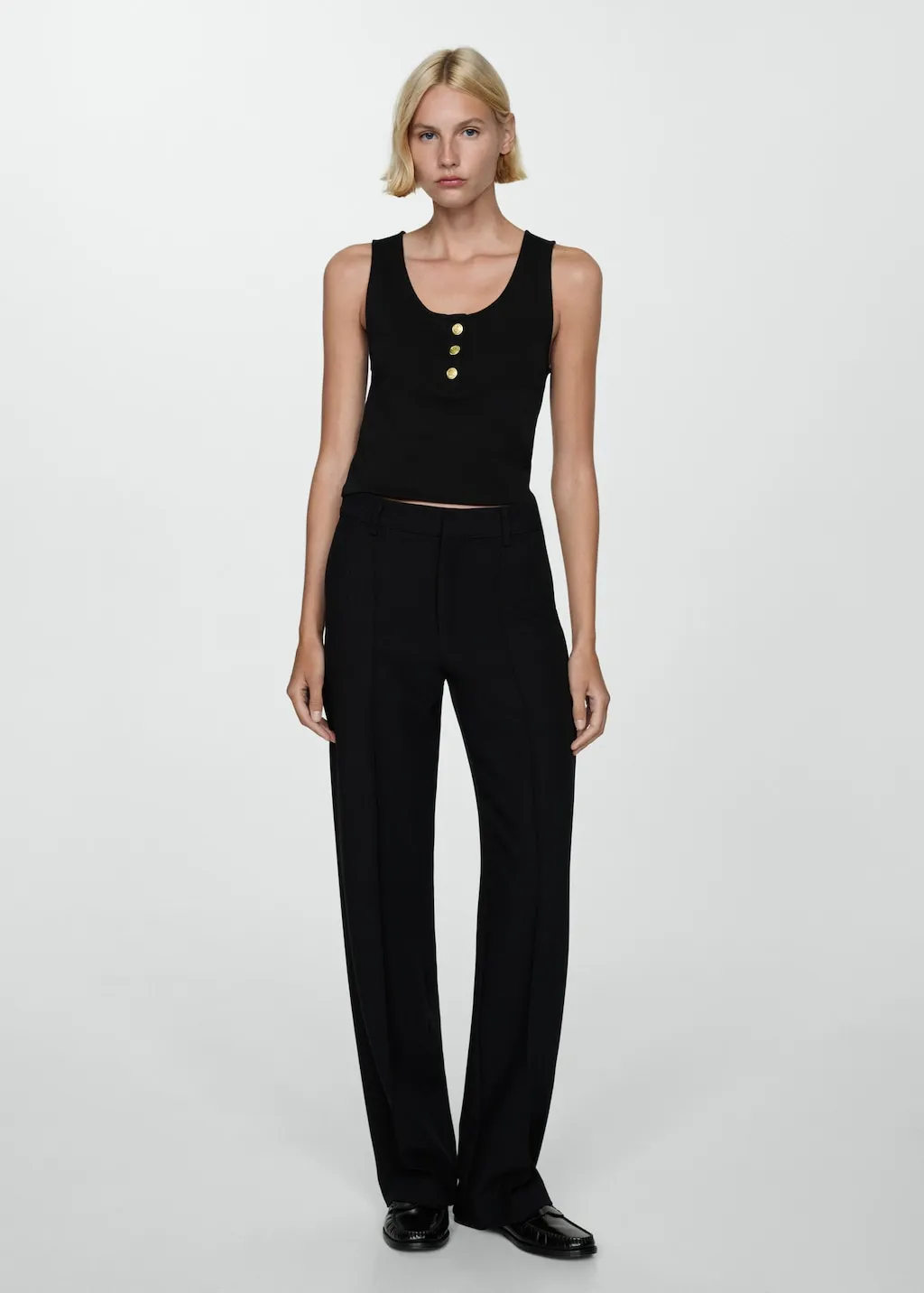 Tanktop met knopen