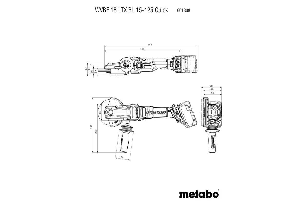 WVBF 18 LTX BL 15125 QUICK (601308840) ACCUPLATKOPSLIJPER